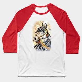 Arabian Horse on Map Baseball T-Shirt